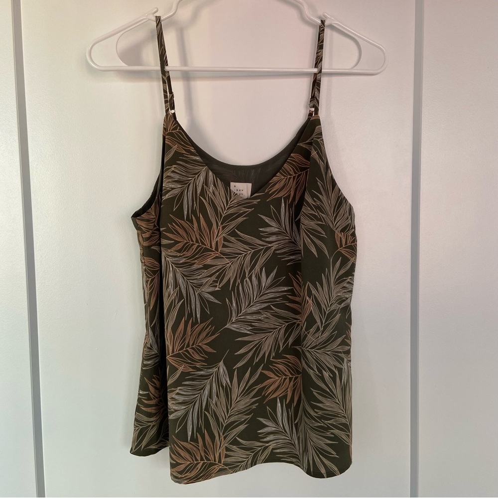 Target Patterned Flowy Tank Top (size S)